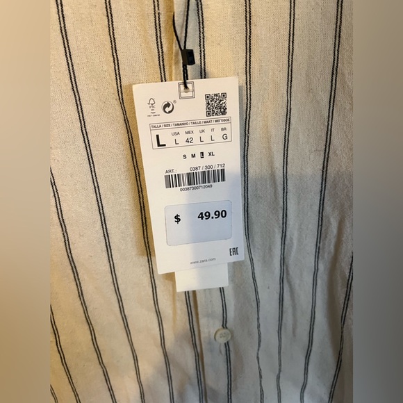 NEW WITH TAG | Men’s Zara Shirt - Picture 2 of 5